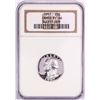 Image 1 : 1957 Proof Washington Quarter Coin NGC PF66 Cameo