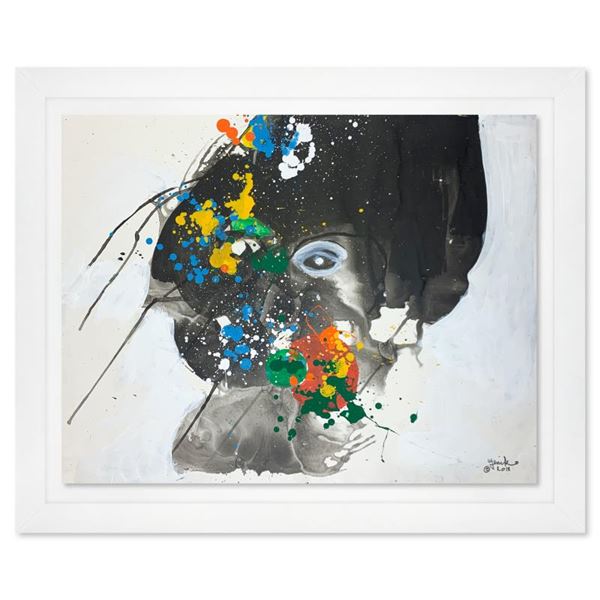 Jenik Cook Framed Original Acrylic Painting Hand Signed Letter Of Authenticity