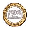 Image 2 : .999 Fine Silver Gold River Laughlin, Nevada $10 Limited Edition Gaming Token