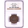 Image 1 : 1841 Daniel Webster Hard Times Token NGC AU50 BN HT-20