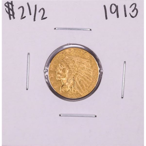 1913 $2 1/2 Indian Head Quarter Eagle Gold Coin