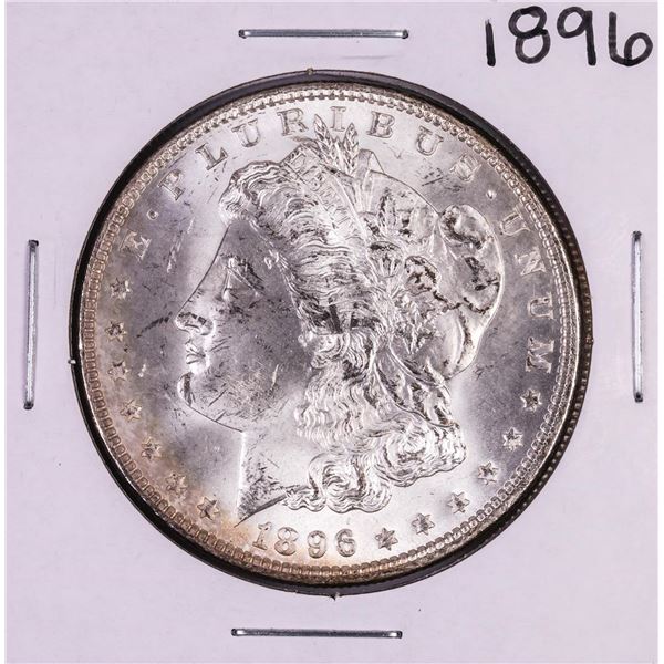 1896 $1 Morgan Silver Dollar Coin Nice Toning