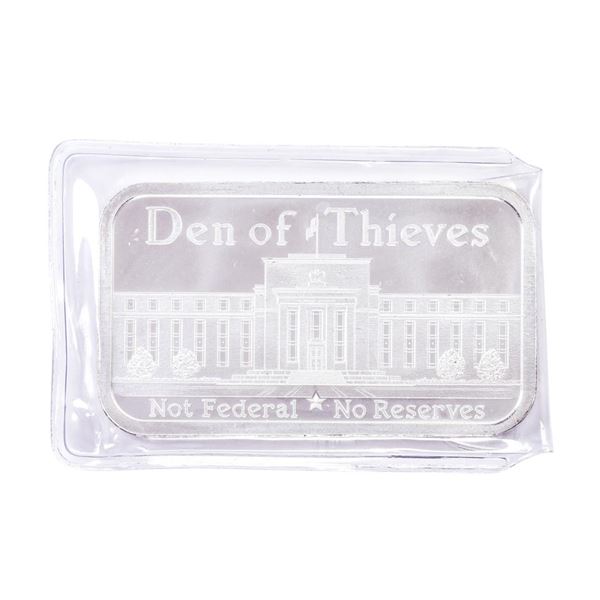 Den of Thieves 1 Oz .999 Fine Silver Art Bar