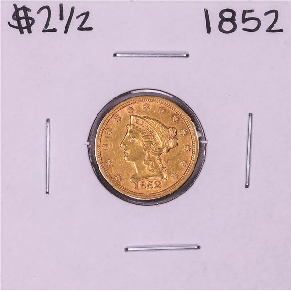 1852 $2 1/2 Liberty Head Quarter Eagle Gold Coin