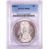 Image 1 : 1890-S $1 Morgan Silver Dollar Coin PCGS MS65