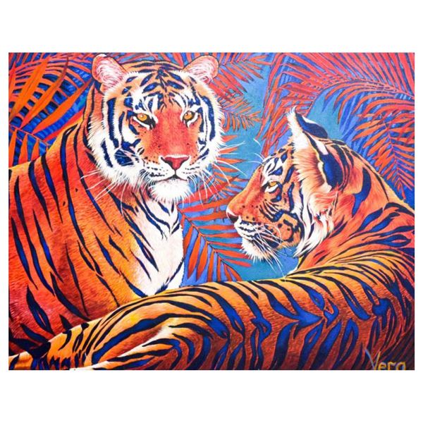 Vera Goncharenko "Camouflage" Limited Edition Giclee On Canvas