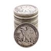 Image 2 : Roll of (20) Assorted Date Walking Liberty Half Dollar Coins Circulated