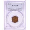 1914-D Lincoln Wheat Cent Coin PCGS F15
