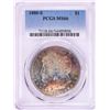 1880-S $1 Morgan Silver Dollar Coin PCGS MS66 Amazing Toning