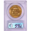 Image 2 : 1907 High Relief $20 St. Gaudens Double Eagle Gold Coin PCGS VF35 Flat Edge