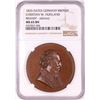 Image 1 : 1833 Germany Bronze Christian W. Hufeland Brandt 42mm Medal NGC MS65BN