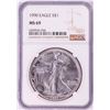 1990 $1 American Silver Eagle Coin NGC MS69