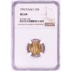 1992 $5 American Gold Eagle Coin NGC MS69