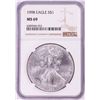 1998 $1 American Silver Eagle Coin NGC MS69