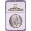 Image 1 : 1923-S $1 Peace Silver Dollar Coin NGC MS62