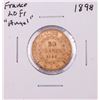 1898 France 20 Francs Angel Gold Coin
