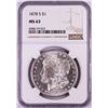 Image 1 : 1878-S $1 Morgan Silver Dollar Coin NGC MS63