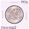 Image 1 : 1936 Cleveland Centennial Commemorative Half Dollar Coin