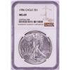 1986 $1 American Silver Eagle Coin NGC MS69