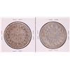 Image 2 : Lot of 1834 & 1842 France 5 Francs Silver Coins