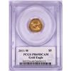 Image 2 : 2011-W $5 Proof American Gold Eagle Coin PCGS PR69DCAM Philip Diehl Signature