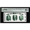 Image 1 : Circa 1970's Washington Center Giori Test Note PMG Gem Uncirculated 65EPQ