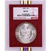 Image 2 : Paramount 1887 $1 Morgan Silver Dollar Coin NGC MS64