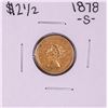 1878-S $2 1/2 Liberty Head Quarter Eagle Gold Coin