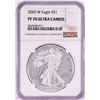 2020-W $1 Proof American Silver Eagle Coin NGC PF70 Ultra Cameo