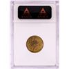 Image 2 : 1889 Nepal 1/4M Gold Coin ANACS MS63 KM-641
