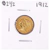 1912 $2 1/2 Indian Head Quarter Eagle Gold Coin