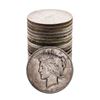 Image 1 : Roll of (20) 1927-D $1 Peace Silver Dollar Coins Circulated