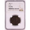 Image 1 : 1805 S-269 Draped Bust Large Cent Coin NGC VF25 BN