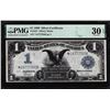 Image 1 : 1899 $1 Black Eagle Silver Certificate Star Note Fr.235* PMG Very Fine 30EPQ