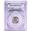 1960 Proof Roosevelt Dime Coin PCGS PR67DCAM