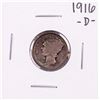 1916-D Mercury Dime Coin
