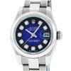 Image 1 : Rolex Ladies New Style Quickset Datejust Blue Diamond Oyster Perpetual Datejust