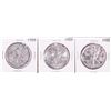 Lot of (3) 1988 $1 American Silver Eagle Coins