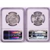 Image 2 : Lot of 1951 & 1951-D Franklin Half Dollar Coins NGC MS62/MS63
