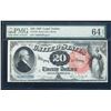 1880 $20 Legal Tender Note Fr.136 PMG Choice Uncirculated 64EPQ