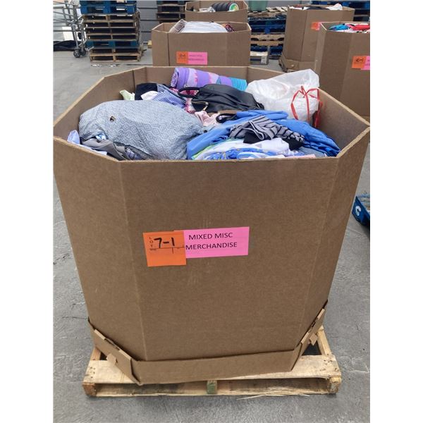 Contents of Large Tri-Wall Box: Mixed Misc. Merchandise