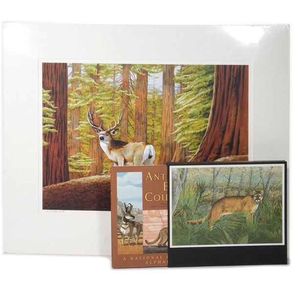 Antelope, Bison, Cougar: A National Park Wildlife Alphabet Book by Steven P. Medley