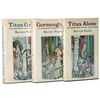 Image 1 : The Gormenghast Trilogy - Three Volume Set by Mervyn Peake