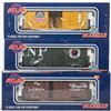 Image 1 : Atlas O Gauge. Box Cars. NP, Rio Grande, UP