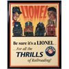 Image 2 : Lionel Store Promotional Display Framed Posters
