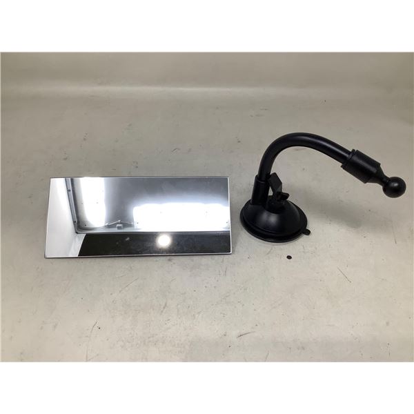 Suction mounted baby car mirror