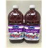 Image 1 : Ocean Spray Cran Grape lot of 2 x 1.89L