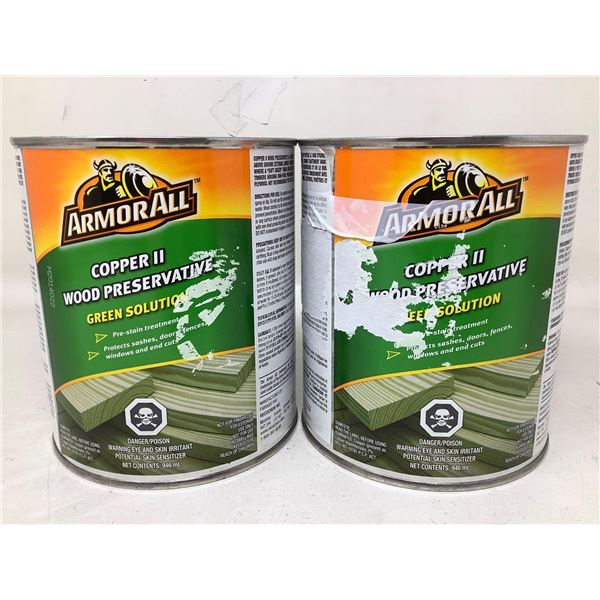 AmorAll Copper II Green Solution Wood Preservative (2 x 946ml)