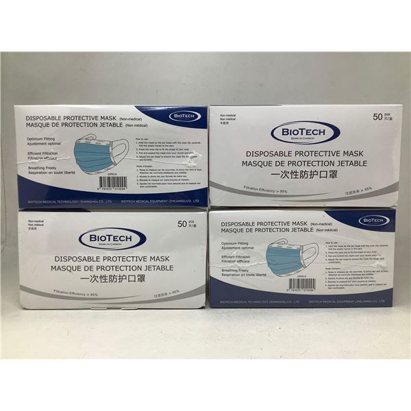 BioTech Disposable Protective Mask (4 x 50)