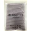 Image 1 : Mernette Pack of 2 Corduroy Striped Dark Brown Cushion Covers